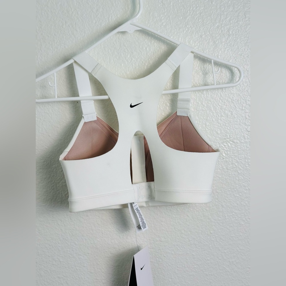 Nike Alpha Women's High-Support Padded Zip-Front Sports Bra Size Small - Picture 2 of 7